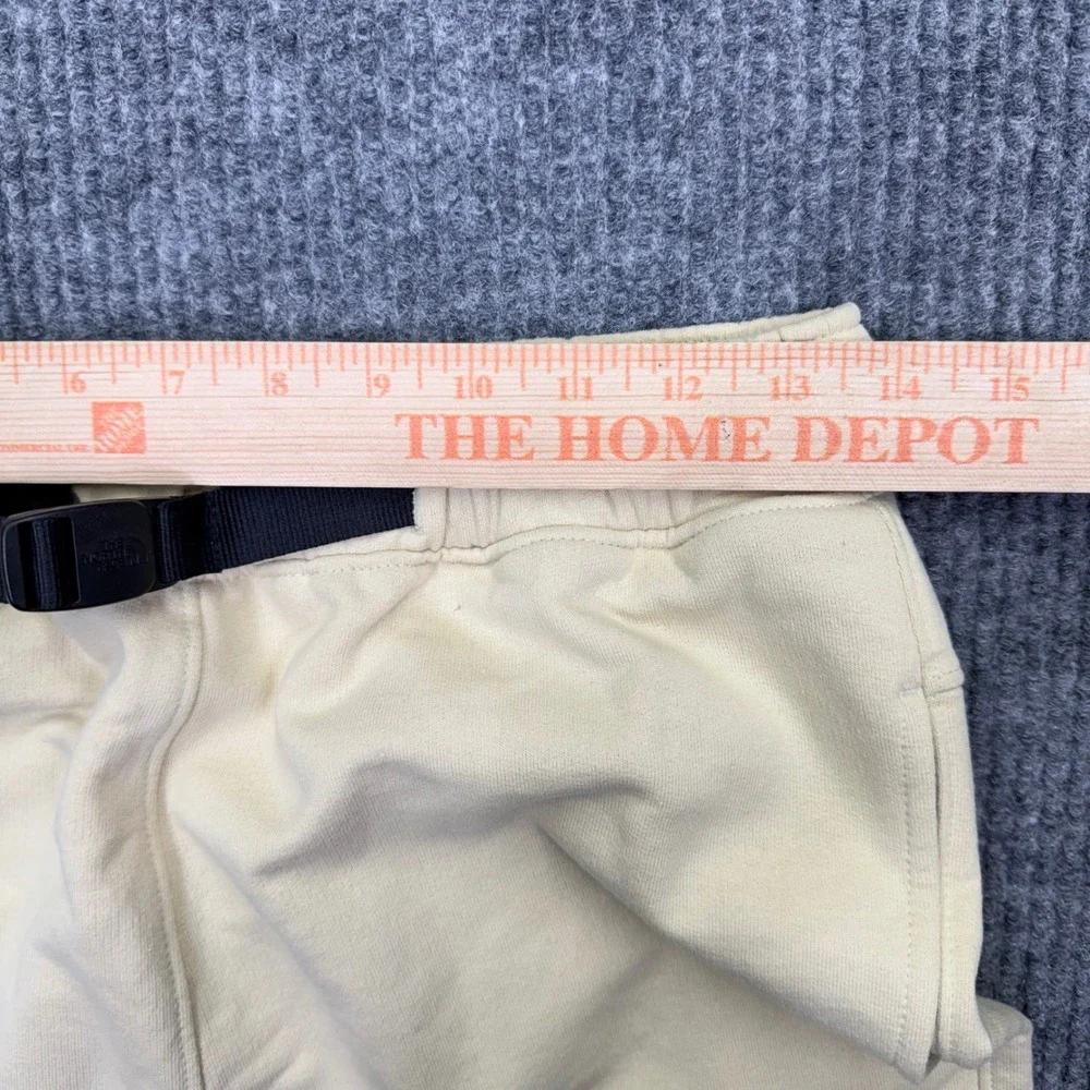 The North Face Men's AXYS Sweatpants Gravel Beige Small Belted Ankle Drawstrings